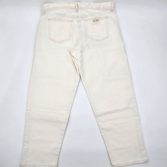 Outerknown Fillmore Boyfriend S.E.A. Cream Jeans Size 32 - Picture 7 of 8